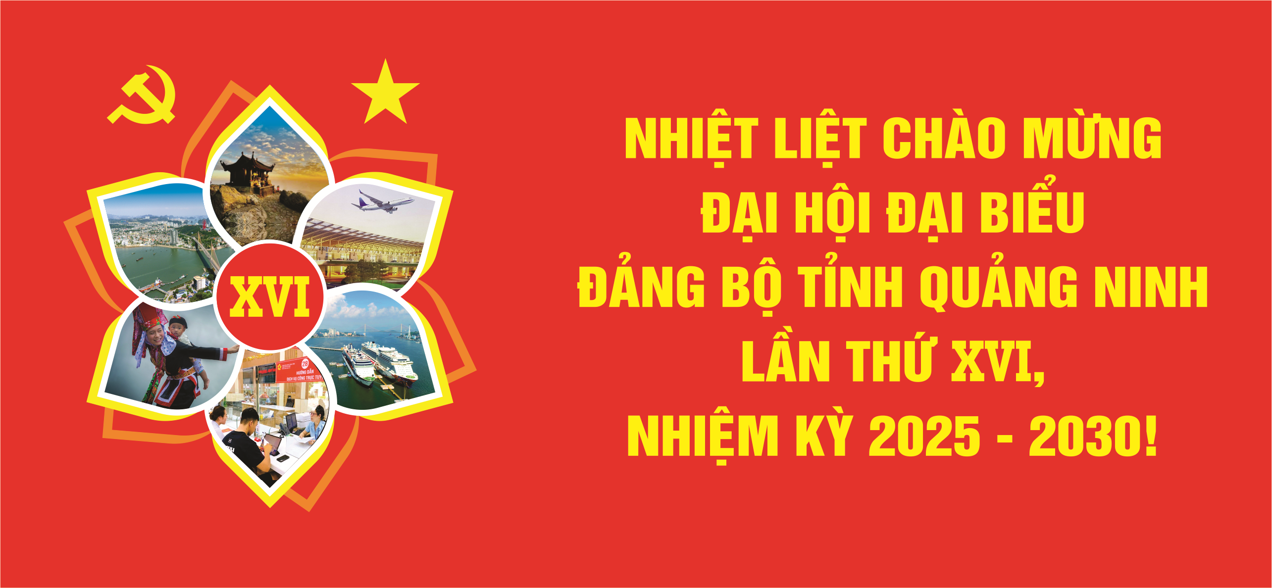 Chào mừng ĐH Đảng bộ tỉnh